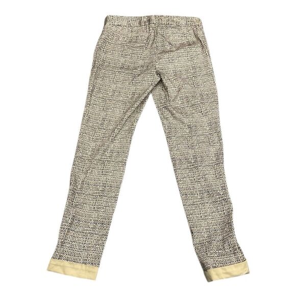 Brooks Brothers Natalie Fit Blue Tan Womens sz 4 Pants Cotton Blend‎ - Picture 2 of 10